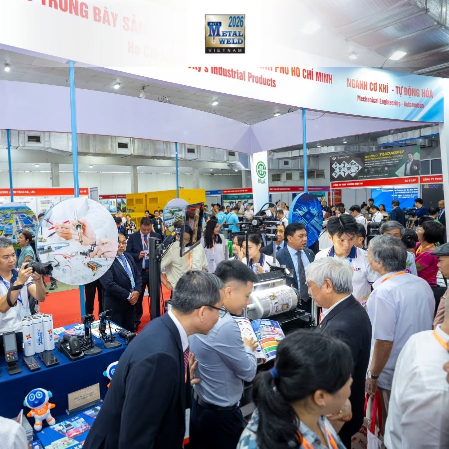 Không khí kết nối và giao thương sôi nổi tại triển lãm METAL & WELD EXPO 2026.